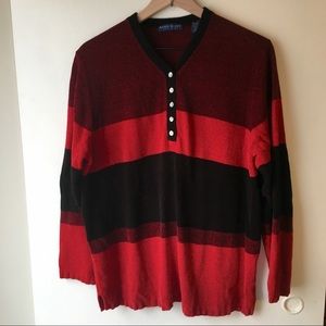 Striped Sweater by Karen Scott